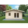 Casetta in legno MATILDE 5x6 44mm, vista frontale