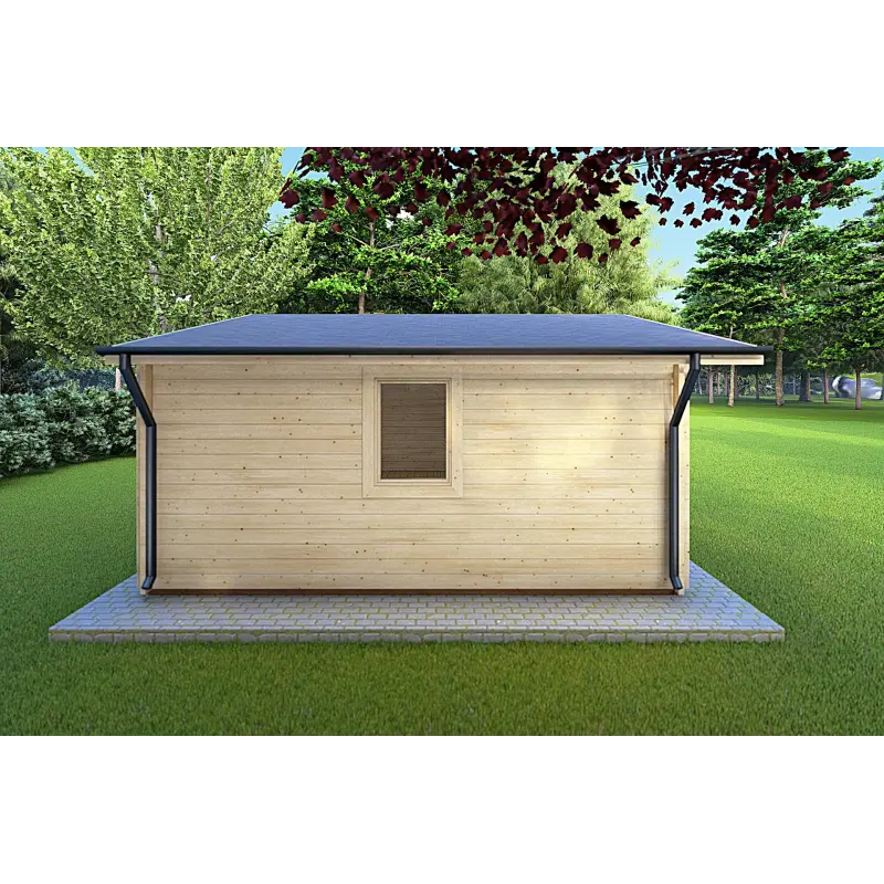 Casetta in legno MATILDE 5x6 44mm, lato sinistro