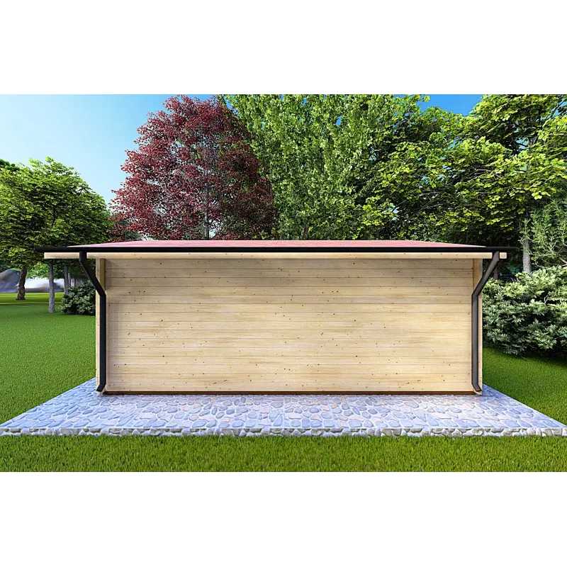 Casetta in legno MATILDE 6x4 44mm, lato destro