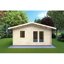 Casetta in legno EMILY 5x4 44mm, vista frontale