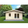 Casetta in legno EMILY 5x4 44mm, vista frontale