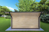Casetta da giardino EMILY 6x4 44mm, lato destro
