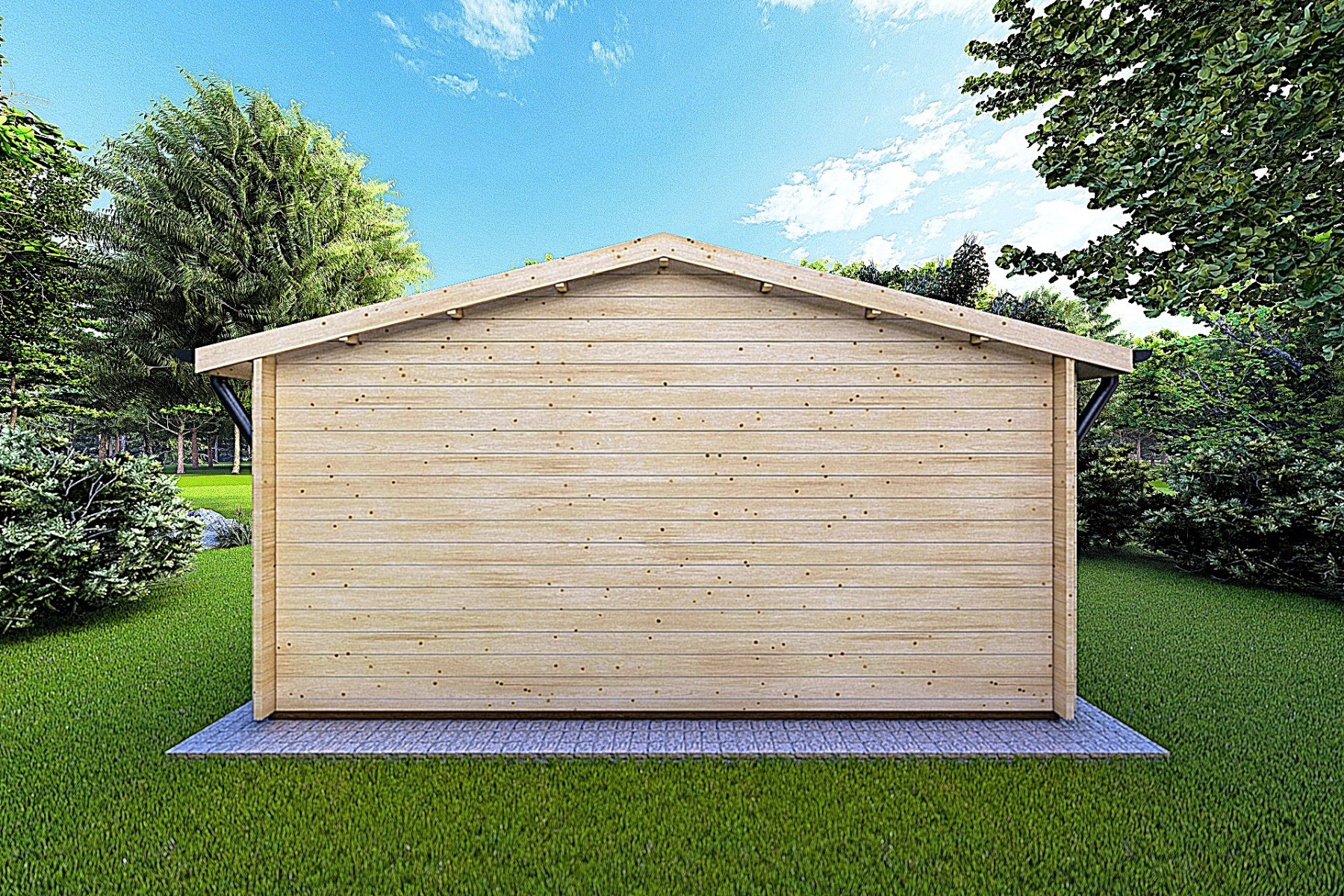Casetta da giardino EMILY 6x4 44mm, retro