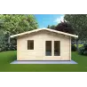 Casetta da giardino EMILY 6x4 44mm, vista frontale