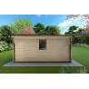 Casa in legno MATILDE 6x6 44mm, lato sinistro