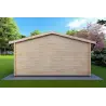 Casa in legno MATILDE 6x6 44mm, retro