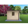 Casetta in legno EMILY 6x3 44mm, lato sinistro
