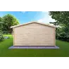Casa in legno da giardino EMILY 5x6 44mm, retro