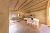 Casa in legno da giardino CLARA 5.2x4.2 44mm, interno