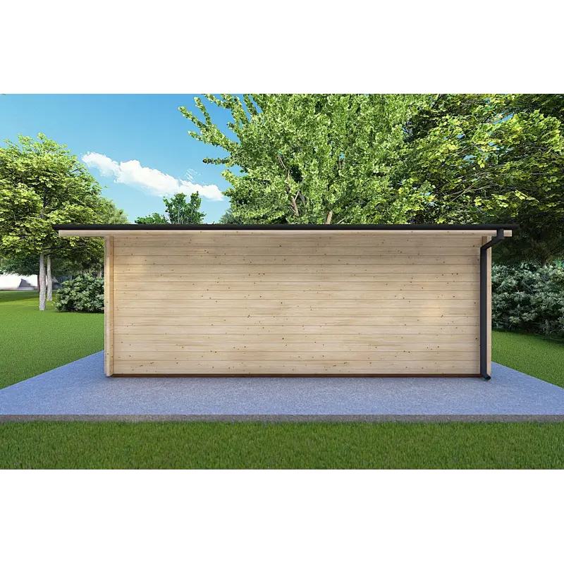 Casetta in legno CHIARA 4x6 44mm, lato destro