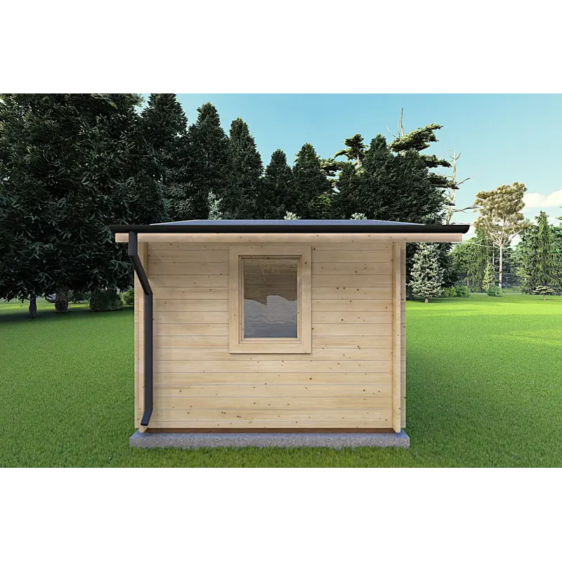 Casetta in legno CHIARA 5x3 44mm, lato sinistro