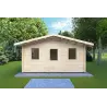 Casetta da giardino CHIARA 5x4 44mm, vista frontale