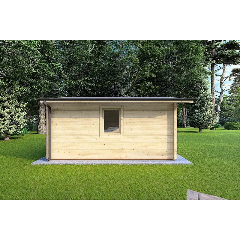 Casetta in legno CHIARA 5x6 44mm, lato sinistro