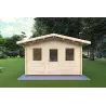 Casetta in legno CHIARA 6x3 44mm, vista frontale