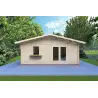 Casa in legno da giardino EMILY 6x5 44mm, vista frontale