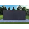 Bungalow in legno VISION 3 con patio 10x6 60/100/30/40 mm, lato destro color antracite
