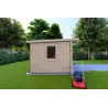Casetta da giardino LISA 3x3 44mm, lato sinistro