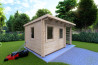Casetta da giardino LISA 3x3 44mm, lato sinistro