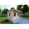 Casetta da giardino LISA 3x3 44mm, lato sinistro