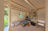 Casetta da giardino LISA 3x3 44mm, interno