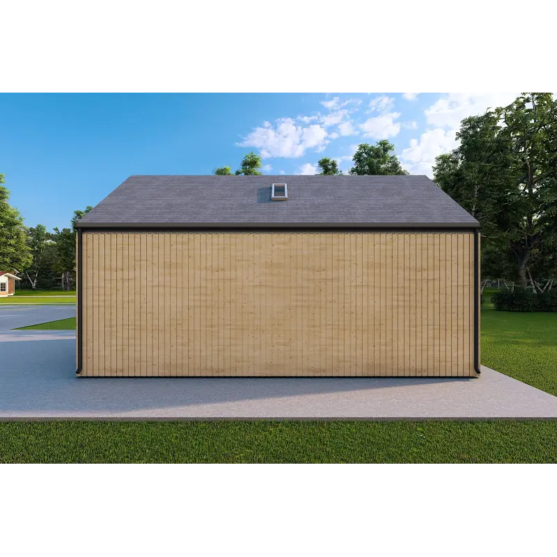 Casa prefabbricata con cladding PENELOPE 12x6 44/120/30/40 mm, lato destro
