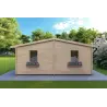 Casa in legno ELBA 6x6 44 mm, retro