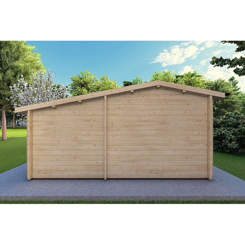 Casetta da giardino ALLEGRA 5x3 44mm, retro