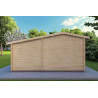 Casetta da giardino ALLEGRA 5x3 44mm, retro