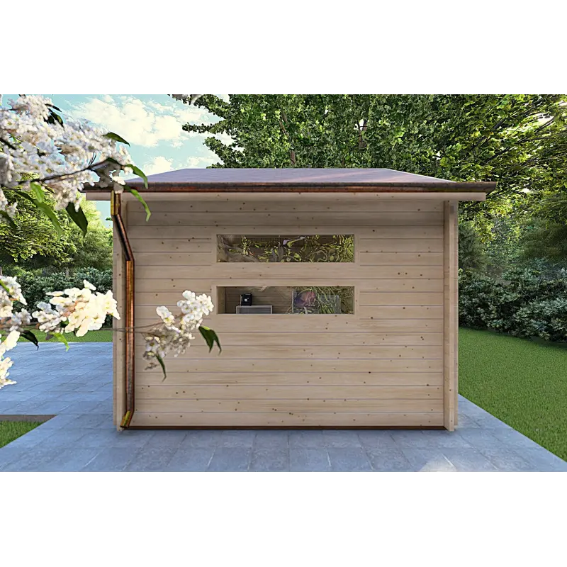 Casetta da giardino VIVIENNE 5x3, 44mm, lato destro