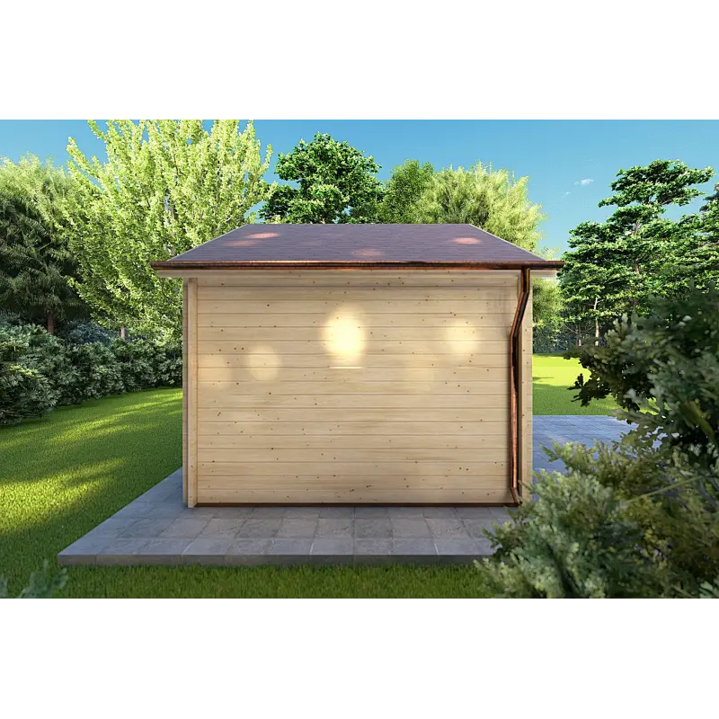 Casetta da giardino VIVIENNE 5x3, 44mm, lato sinistro