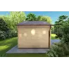 Casetta da giardino VIVIENNE 5x3, 44mm, lato sinistro