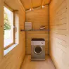 Casa coibentata in legno GIADA 10x7.20 44/100/44 mm, interno lavanderia