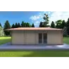 Casa di legno NATALIA 12x8, 68mm, lato destro