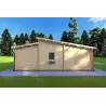 Casa in legno ROSALIA 12x8, 68mm, lato destro