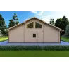 Casa di legno ASPEN 10x8 68mm, retro