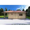 Casa di legno ASPEN 10x8 68mm, lato destro
