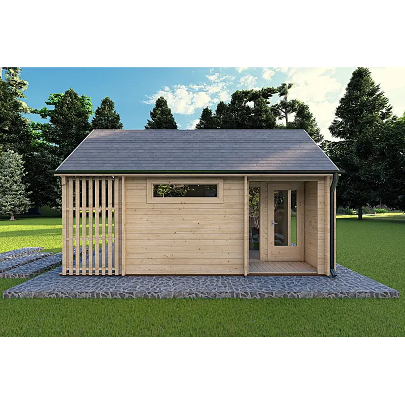 Casetta in legno NINA 6x3 44mm, lato destro