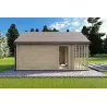 Casetta in legno NINA 6x3 44mm, lato sinistro