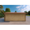 Garage in legno 3x6, 40mm, lato sinistro
