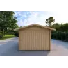 Garage in legno 3x6, 40mm, vista frontale