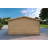 Garage di legno 5x4, 40mm, retro