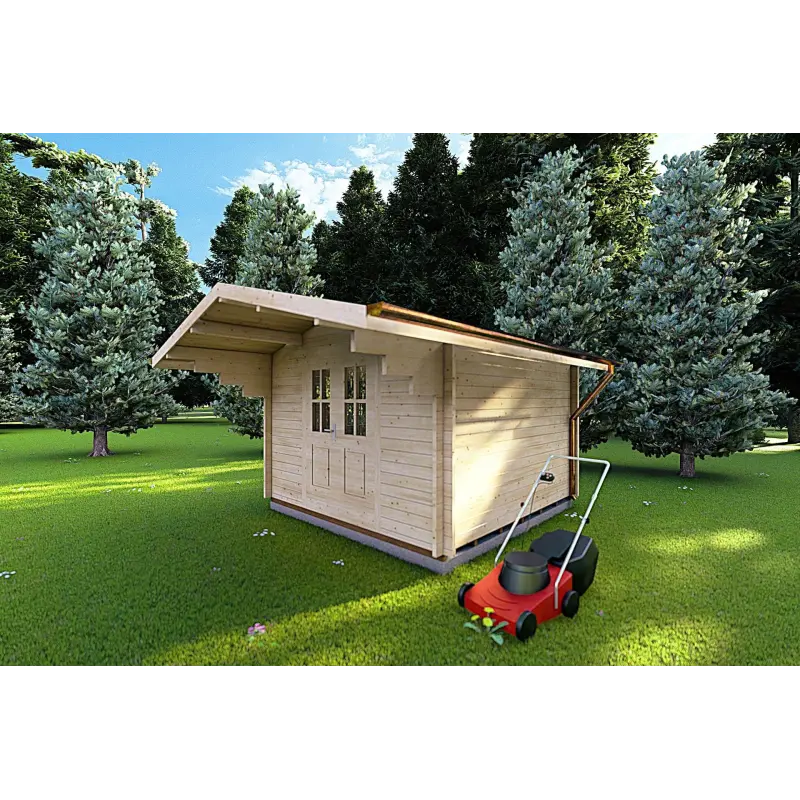 Casetta da giardino SALLY 3x3, 40mm, fronte lato destro