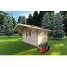 Casetta da giardino SALLY 3x3, 40mm, fronte lato destro