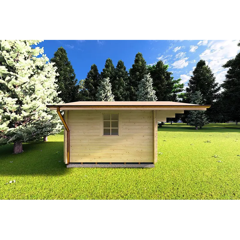 Casetta da giardino SALLY 3x3, 40mm, lato sinistro