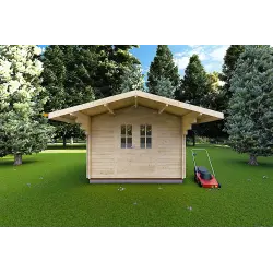 Casetta da giardino SALLY 3x3, 40mm, vista frontale