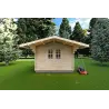 Casetta da giardino SALLY 3x3, 40mm, vista frontale