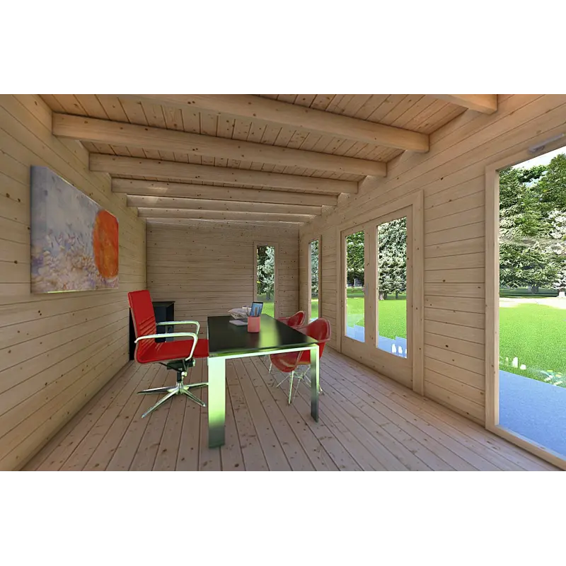 Casa in legno da giardino MICHELLE 5x3, 40mm, interno