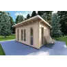 Casa in legno da giardino MICHELLE 5x3, 40mm, fronte lato destro