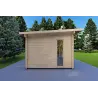 Casa in legno da giardino MICHELLE 5x3, 40mm, lato sinistro