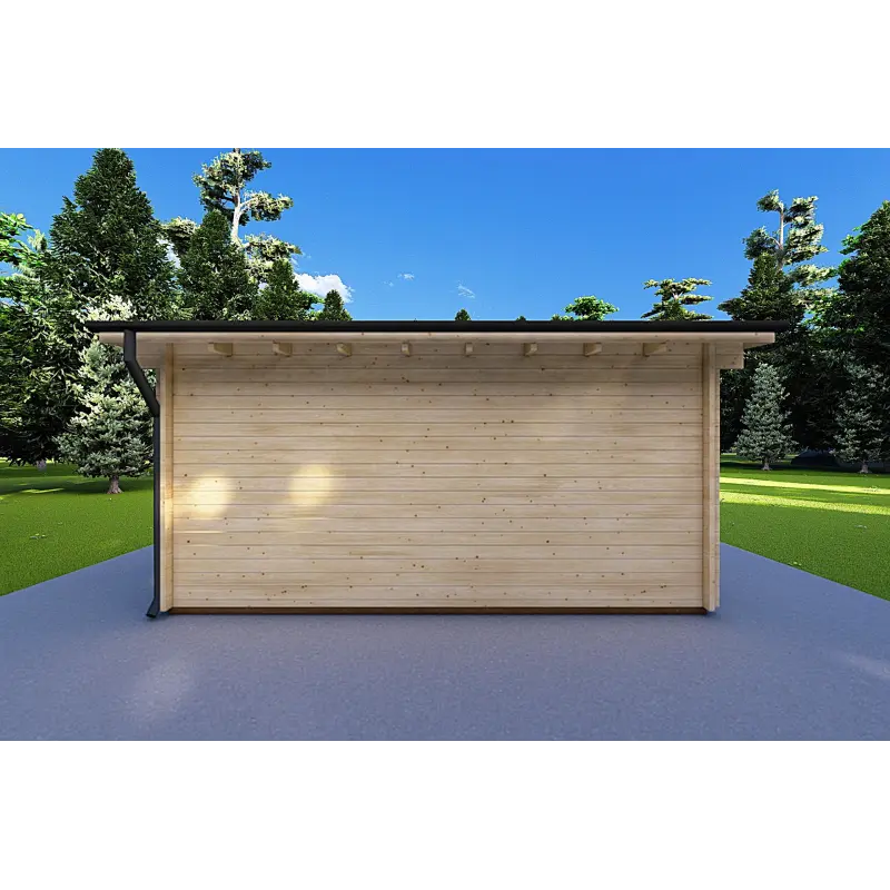 Casa in legno da giardino MICHELLE 5x3, 40mm, retro